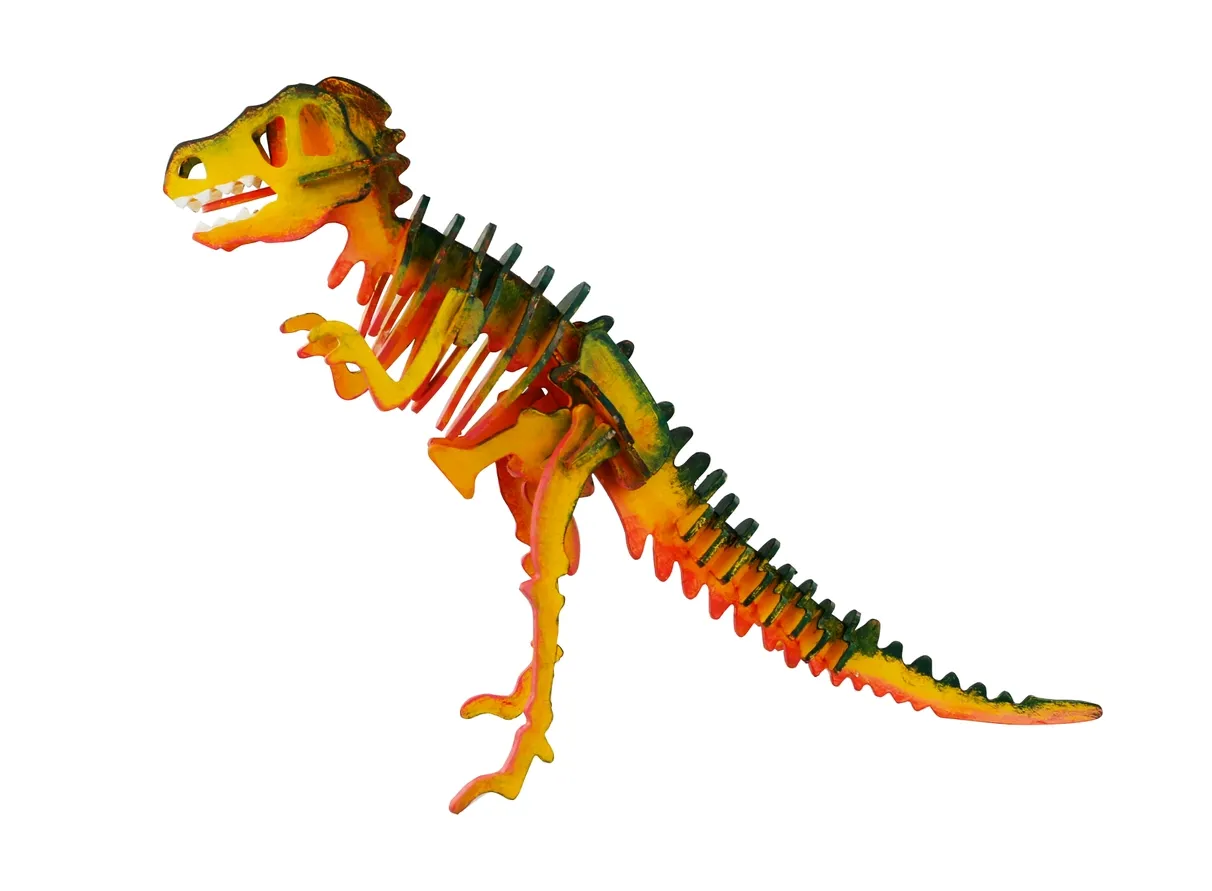T-Rex - 3D Paint Puzzle