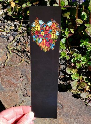 Bookmark - Flower Heart
