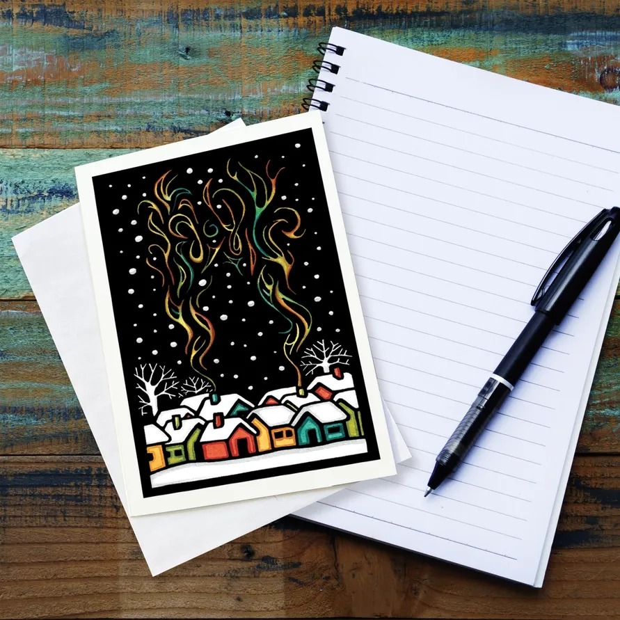 Card - Holiday Joy Cabins