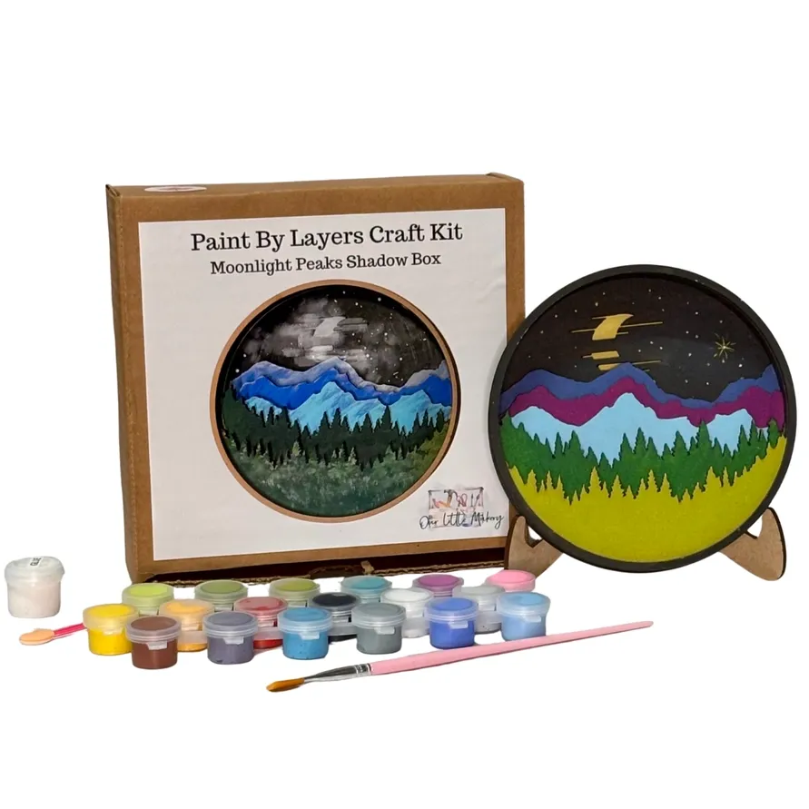 Moonlight Peaks Shadow Box