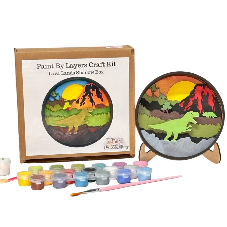 Lava Lands Shadow Box