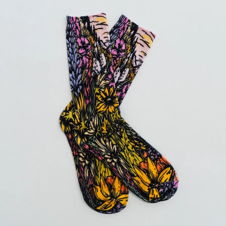 Flower Meadow Socks