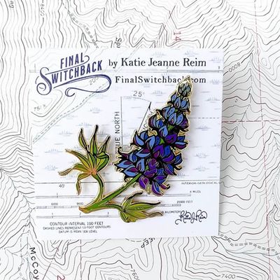 Lapel Pin - Lupine