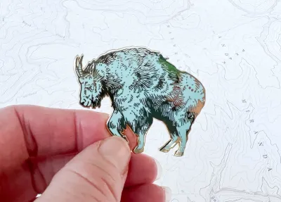 Lapel Pin - Mountain Goat
