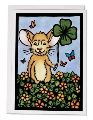 Card - Good Luck Mouse