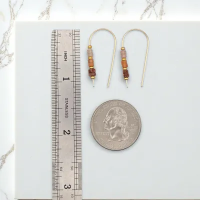 Small Multic Gem Threaders- Pinks
