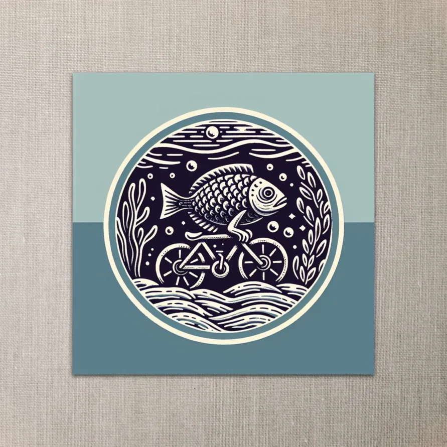 Fish on Bike - Mini Notes