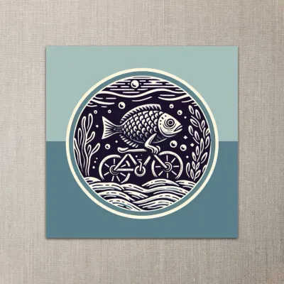 Fish on Bike - Mini Notes