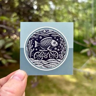 Fish on Bike - Mini Notes