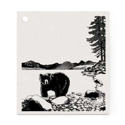 Lakeside Bear Carabiner Swedish Dishcloth