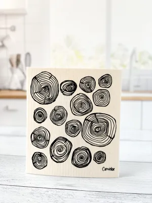 Tree Ring - Swedish Dishcloth