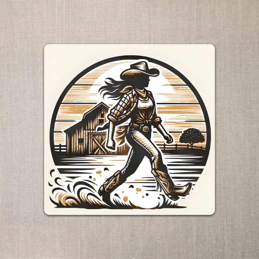 Sticker - Cowgirl