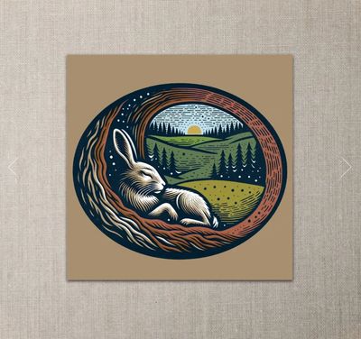 Sleeping Rabbit - Mini Notes