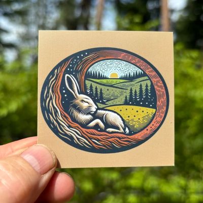 Sleeping Rabbit - Mini Notes