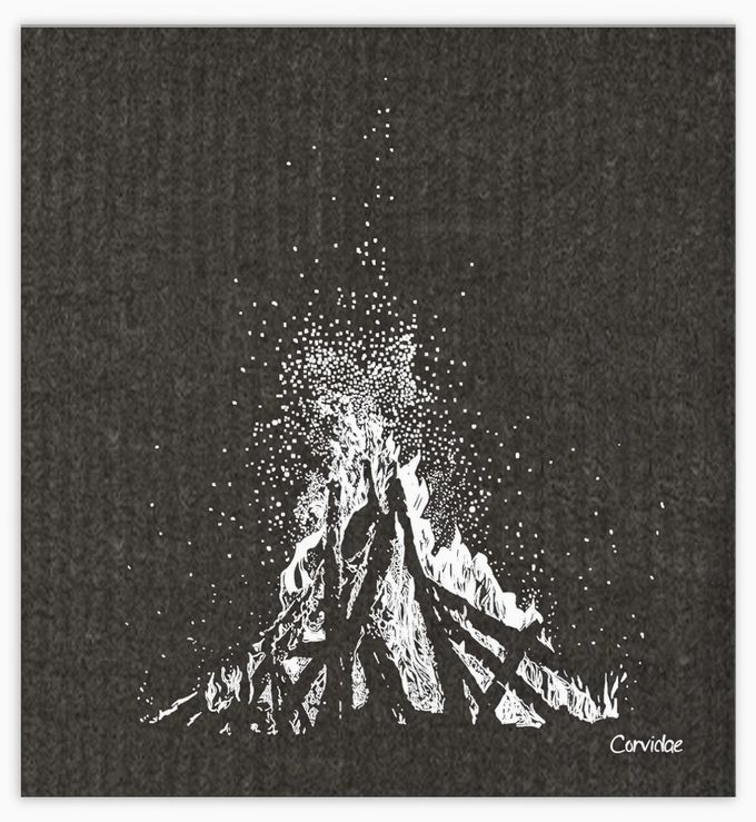 Campfire - Swedish Dishcloth