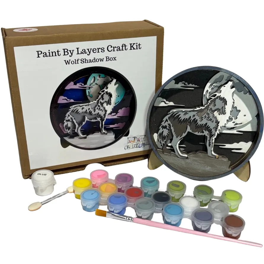 Wolf Shadow Box
