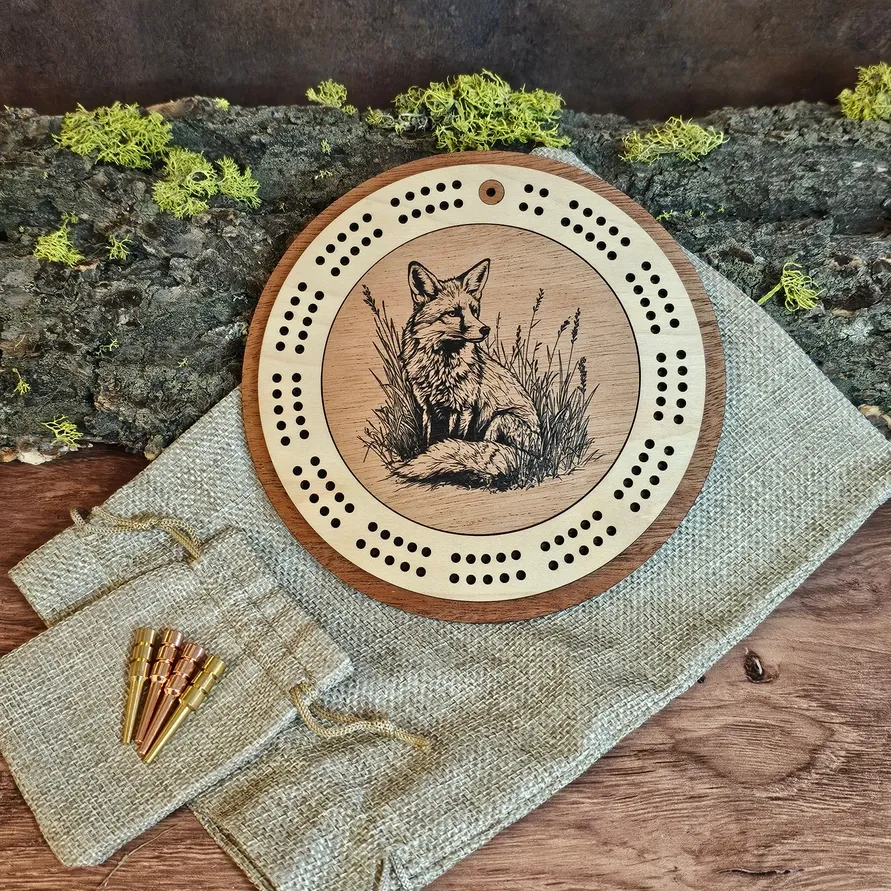 Fox Travel Cribbage Board