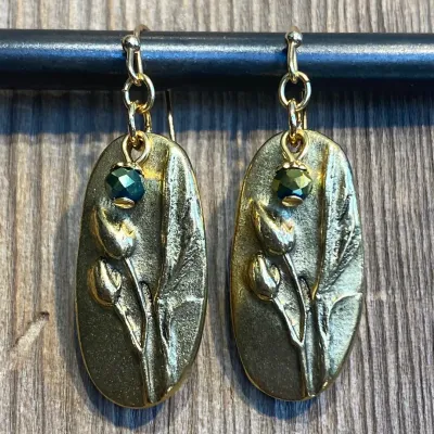 Flower Market Leaf Earrings
