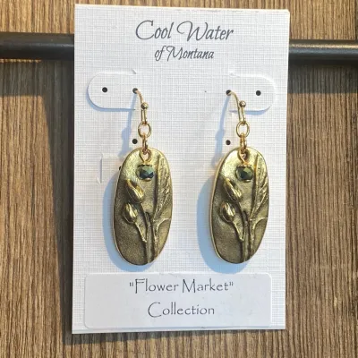 Flower Market Leaf Earrings