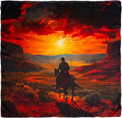 Limited Edition Sunset Rider Silk Scarf