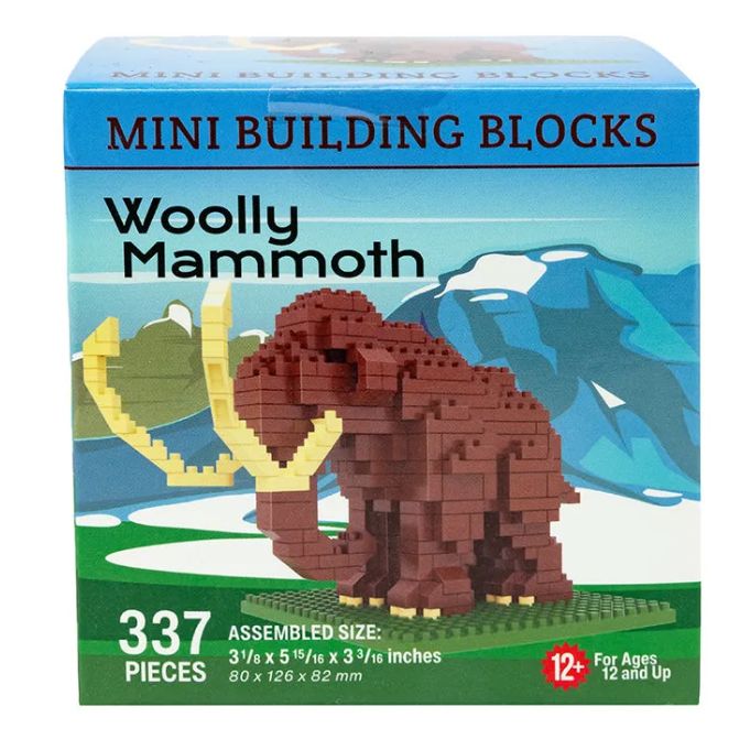 Mini Building Blocks- Woolly Mammoth