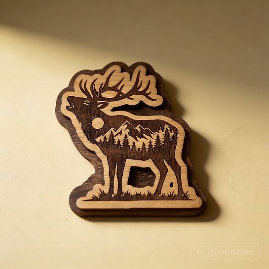 Elk Mountains Magnet