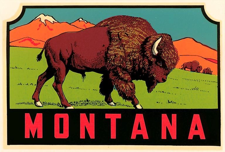 MT-445 Montana Decal Magnet