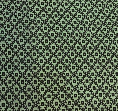 Frontier Calico Green Silk Scarf