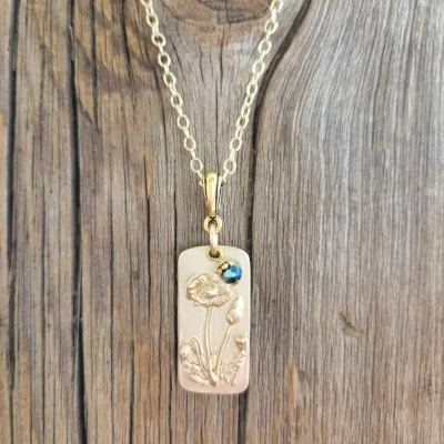 Flower Market Gold Floral Necklace