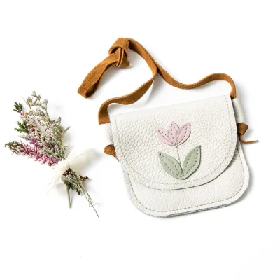 Tulip Leather Toddler Purse