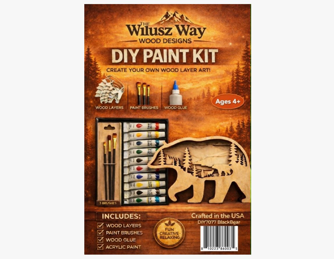 DIY Black Bear Paint Kit