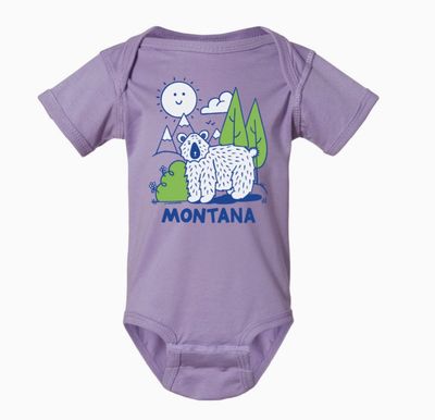 Montana Bear Hug Onesie