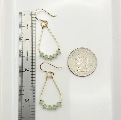 Turquoise Hoop Earrings