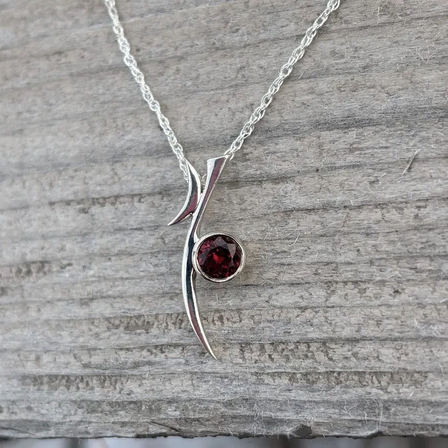 Crescent Spike Necklace