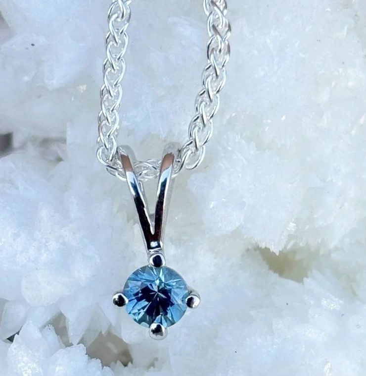 Solitaire Gem Necklace
