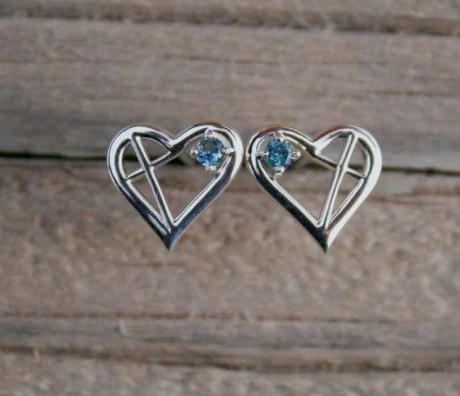 Cross My Heart Earrings