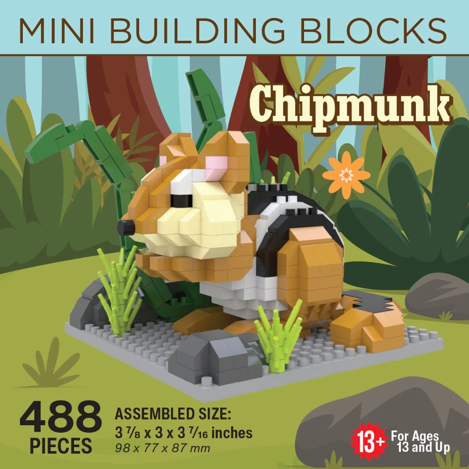 Mini Building Blocks- Chipmunk