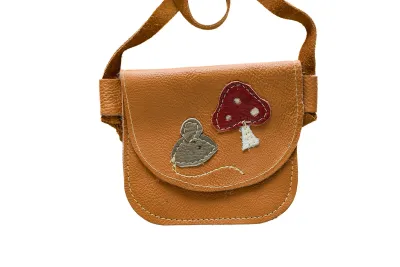 Mouse Leather Toddler Purse