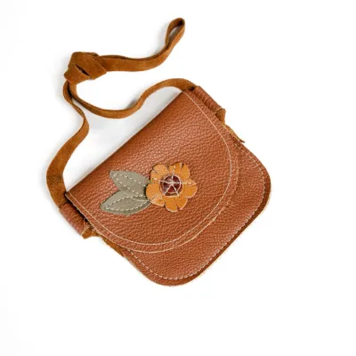Sunflower Leather Toddler Purse