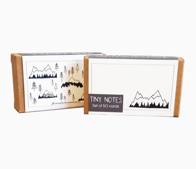Mountains Tiny Notes