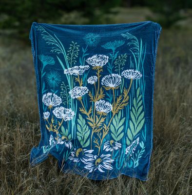 Wild Field Fleece Blanket