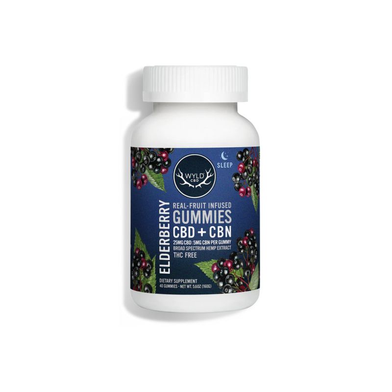 Wyld CBD/CBN Elderberry Sleep Gummies