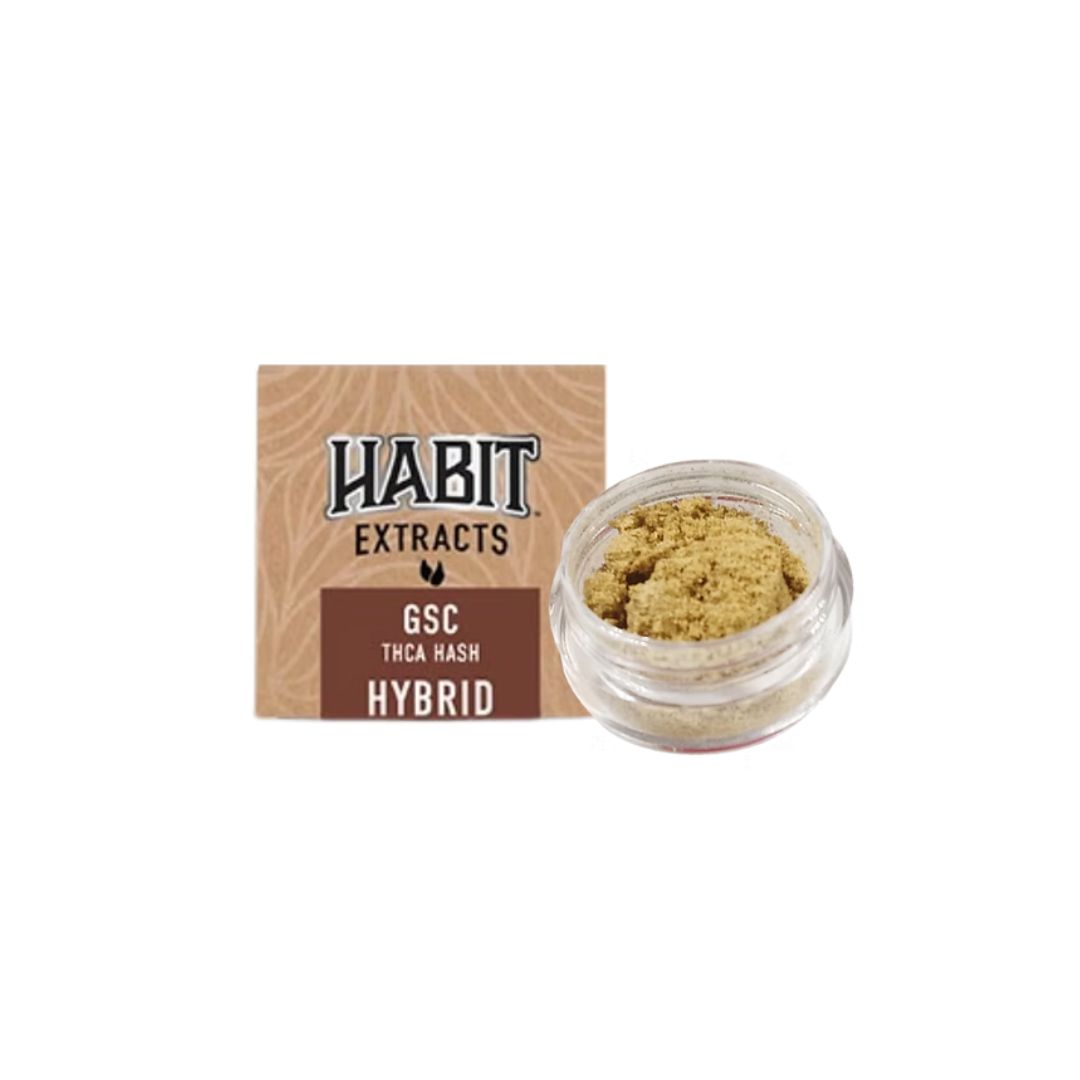 Habit Extracts Hash THCa, Variation: GSC - Hybrid