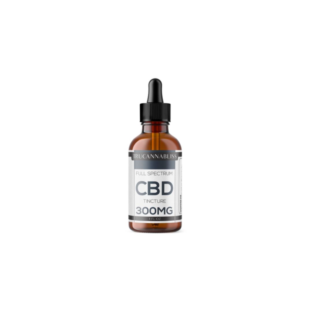TruCannaBliss Full Spectrum CBD Tincture Oil, Variation: 300mg CBD