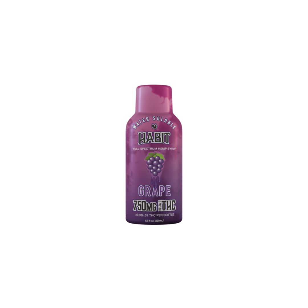 Habit D9 THC Syrup Full Spectrum 750mg, Variation: Grape