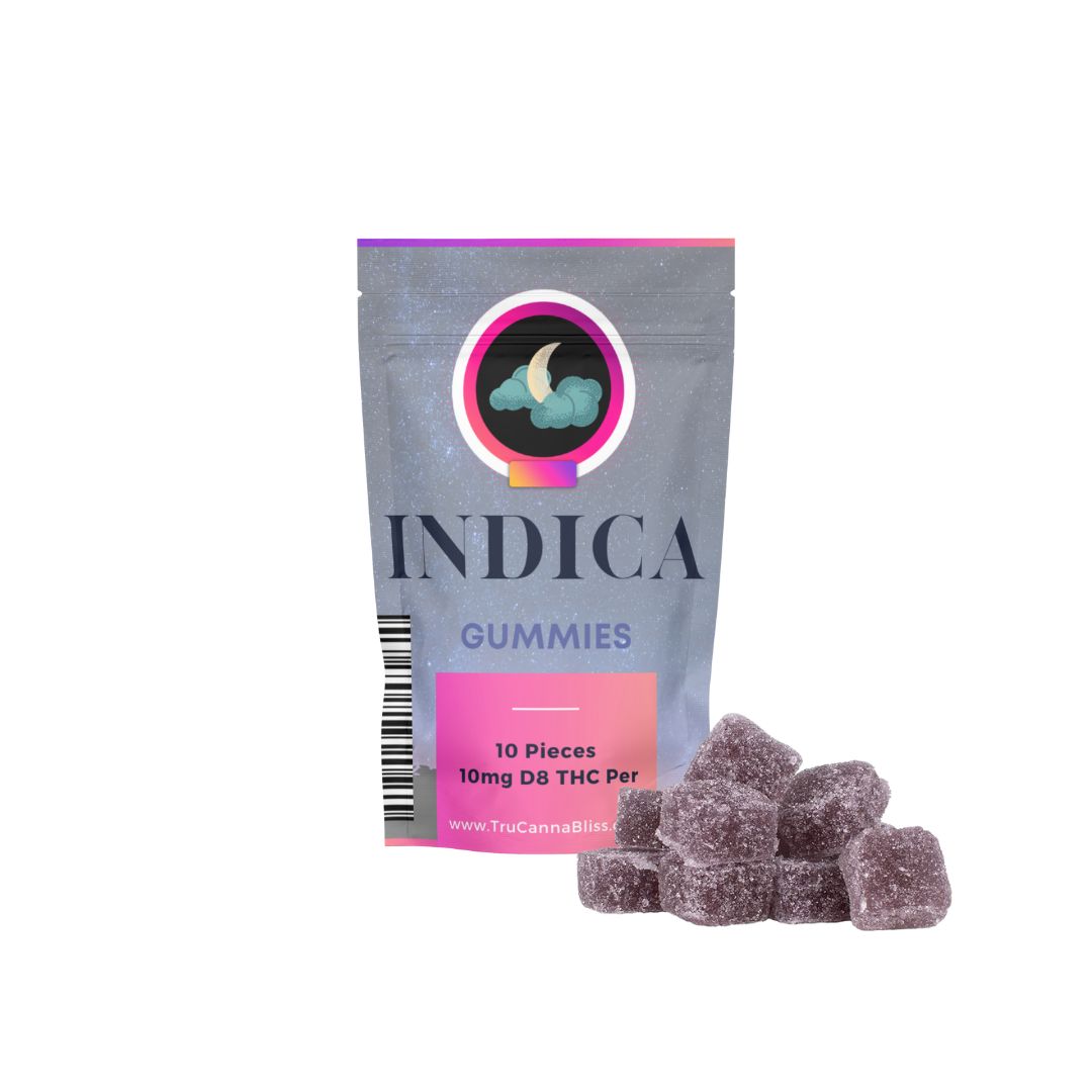 Delta 8 THC Terpene Infused Indica Gummies