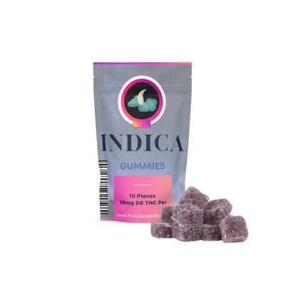 Delta 8 THC Terpene Infused Indica Gummies