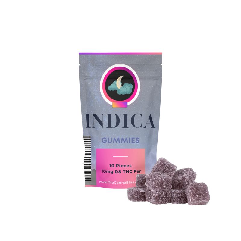 Delta 8 THC Terpene Infused Indica Gummies