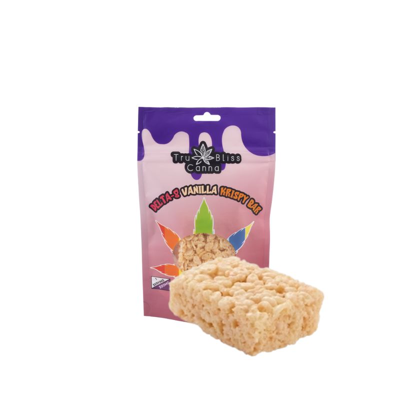Delta 8 THC Vanilla Krispy Bar