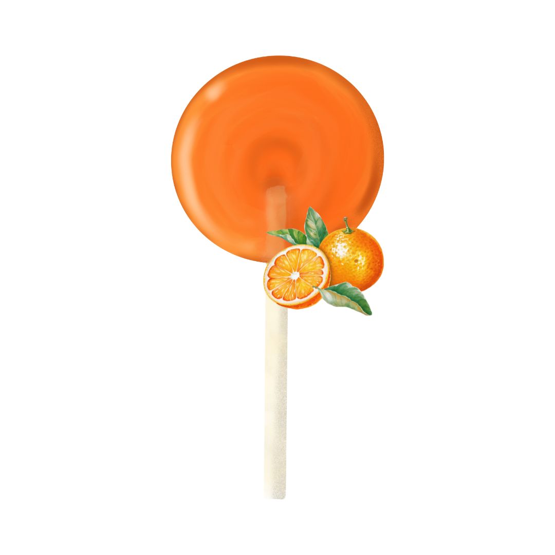 Δ8 THC Orange Infused Lollipop